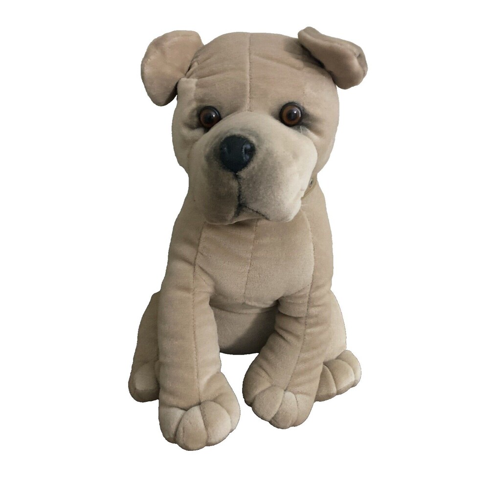 Love Land Shar Pei Boxer Dog 13" Plush Vintage 1985 Realistic Pup Windsor Toys